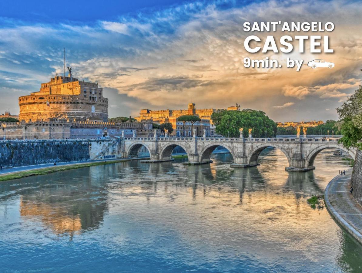 Greta Charming Suite In Trastevere Rome Bagian luar foto